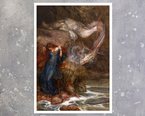 Arthur Rackham "Andromeda" (c.1902) - Mabon Gallery