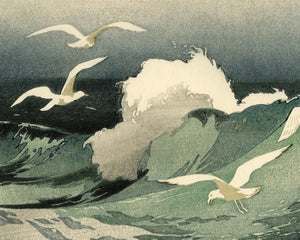 Arthur Rigden Read "Stormy Seas" (c.1930) - Mabon Gallery