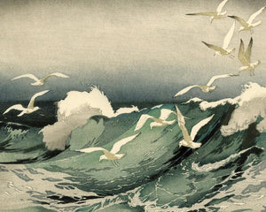 Arthur Rigden Read "Stormy Seas" (c.1930) - Mabon Gallery
