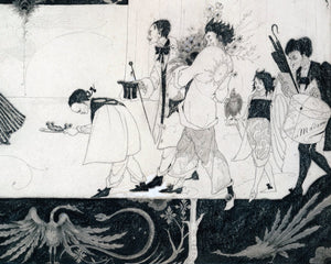 Aubrey Beardlsey “The Birthday of Madame Cigale” (c.1892) - Mabon Gallery
