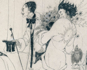 Aubrey Beardlsey “The Birthday of Madame Cigale” (c.1892) - Mabon Gallery
