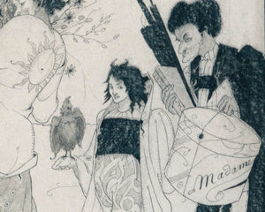 Aubrey Beardlsey “The Birthday of Madame Cigale” (c.1892) - Mabon Gallery
