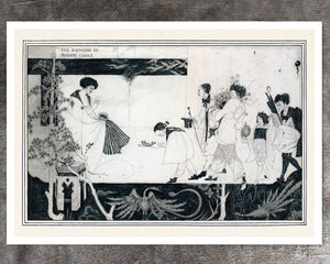Aubrey Beardlsey “The Birthday of Madame Cigale” (c.1892) - Mabon Gallery