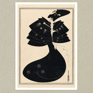Aubrey Beardsley "Salomé: The Black Cape" (c.1907) - Mabon Gallery