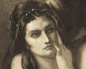 Auguste Danse "Woman With a Cat On Her Shoulder" (c.1875) - Mabon Gallery