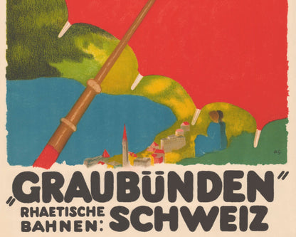 Augusto Giacometti "Graubünden" (c.1924) - Mabon Gallery