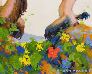 Benjamin Corey Kilvert "Life Magazine Cover - April 1923 - Satyr & Pan" - Mabon Gallery