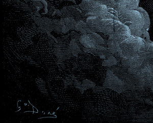 Biblical Illustration "The Fourth Horseman, Death on the Pale Horse" Gustave Doré (c.1865) - Mabon Gallery