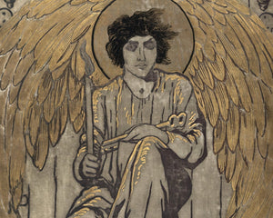 Book Cover Illustration "The Raven" Gustave Doré (c.1884) Edgar Allan Poe - Mabon Gallery