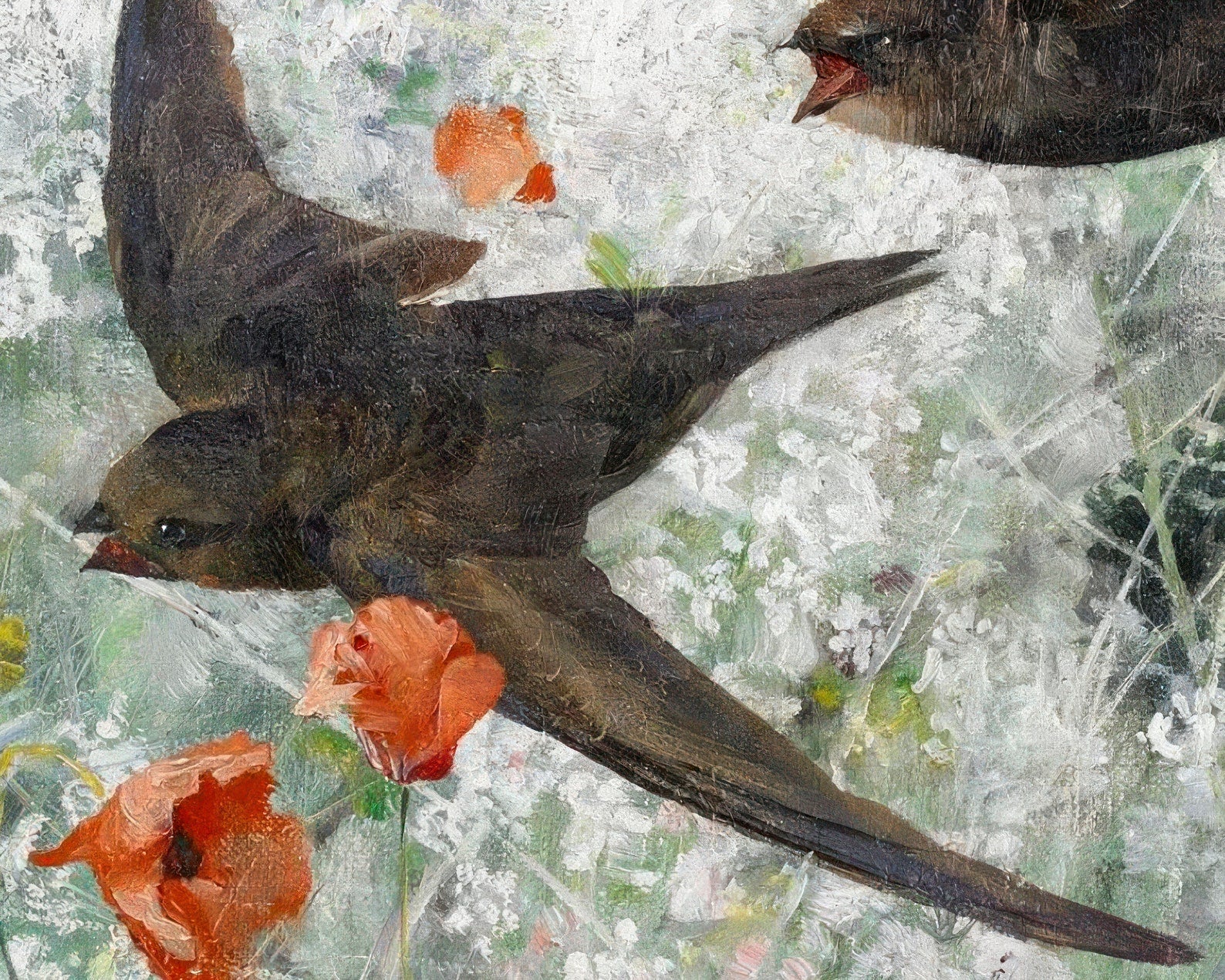 Bruno Andreas Liljefors "Common Swifts" (c.1886) - Mabon Gallery