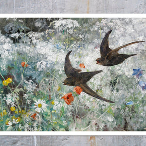 Bruno Andreas Liljefors "Common Swifts" (c.1886) - Mabon Gallery