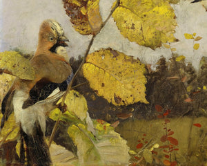 Bruno Andreas Liljefors "Jays" (c.1886) - Mabon Gallery