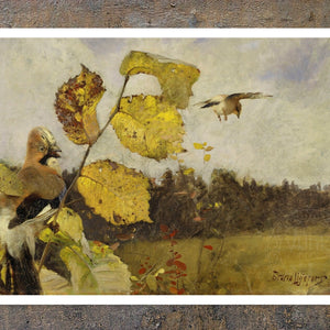 Bruno Andreas Liljefors "Jays" (c.1886) - Mabon Gallery