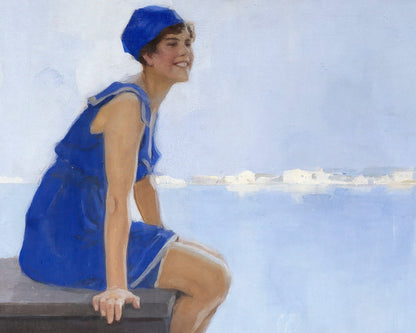 Brynolf Wennerberg “Die Strandnixe - The Beach Mermaid” (c.1920) - Mabon Gallery