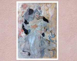 Brynolf Wennerberg "Pierrot and Columbine" (c.1925) - Mabon Gallery