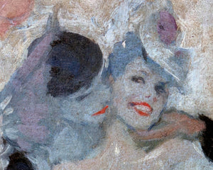 Brynolf Wennerberg "Pierrot and Columbine" (c.1925) - Mabon Gallery