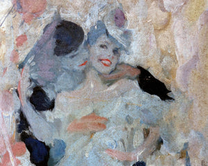 Brynolf Wennerberg "Pierrot and Columbine" (c.1925) - Mabon Gallery