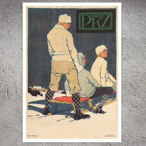 Burkhard Mangold "Marque PKZ" (c.1910) Vintage Men's Fashion Advertisement - Mabon Gallery
