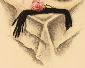 Burkhard Mangold "Terrasse Restaurant Kunsthalle" (c.1922) - Mabon Gallery