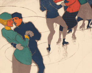 Burkhard Mangold "Winter in Davos" (c.1914) - Mabon Gallery