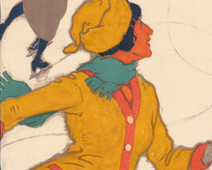 Burkhard Mangold "Winter in Davos" (c.1914) - Mabon Gallery