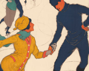 Burkhard Mangold "Winter in Davos" (c.1914) - Mabon Gallery