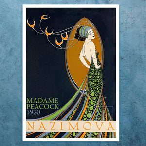 Burton Rice "Madame Peacock" (c.1920) Movie Poster - Mabon Gallery