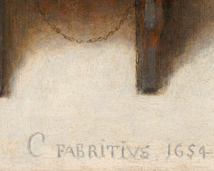 Carel Fabritius - "The Goldfinch" (1654) - Mabon Gallery