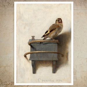 Carel Fabritius - "The Goldfinch" (1654) - Mabon Gallery