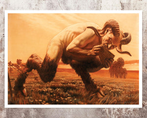 Carlos Schwabe "Le Faune" (c.1920) - Mabon Gallery