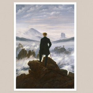 Caspar David Friedrich - "Wanderer above the Sea of Fog" (c. 1818) - Mabon Gallery