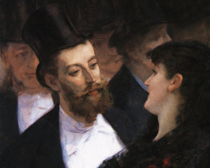 Charles Hermans "At the Masquerade" (c.1880) - Mabon Gallery