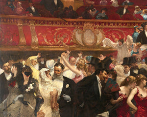 Charles Hermans "Bal Masqué" (c.1880) - Mabon Gallery