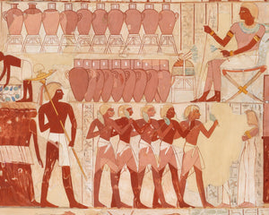 Charles K. Wilkinson "Nebamun Supervising Estate Activities" (c.1928 original: c.1400–1352 B.C) - Mabon Gallery