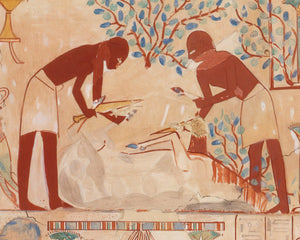 Charles K. Wilkinson "Nebamun Supervising Estate Activities" (c.1928 original: c.1400–1352 B.C) - Mabon Gallery