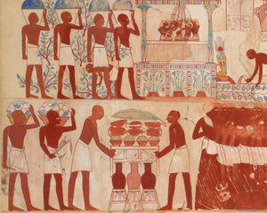 Charles K. Wilkinson "Nebamun Supervising Estate Activities" (c.1928 original: c.1400–1352 B.C) - Mabon Gallery