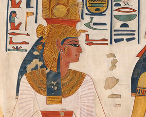 Charles K. Wilkinson "Queen Nefertari being led by Isis" (c.1928 original: c.1279–1213 B.C) - Mabon Gallery