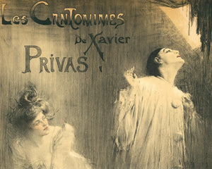 Charles - Lucien Léandre "Les Cantomimes de Xavier Privas" (c.1899) - Mabon Gallery