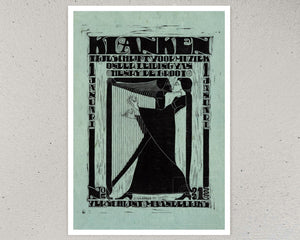 Chris Lebeau "Klanken" (c.1923) Vintage Dutch Music Magazine Cover - Mabon Gallery