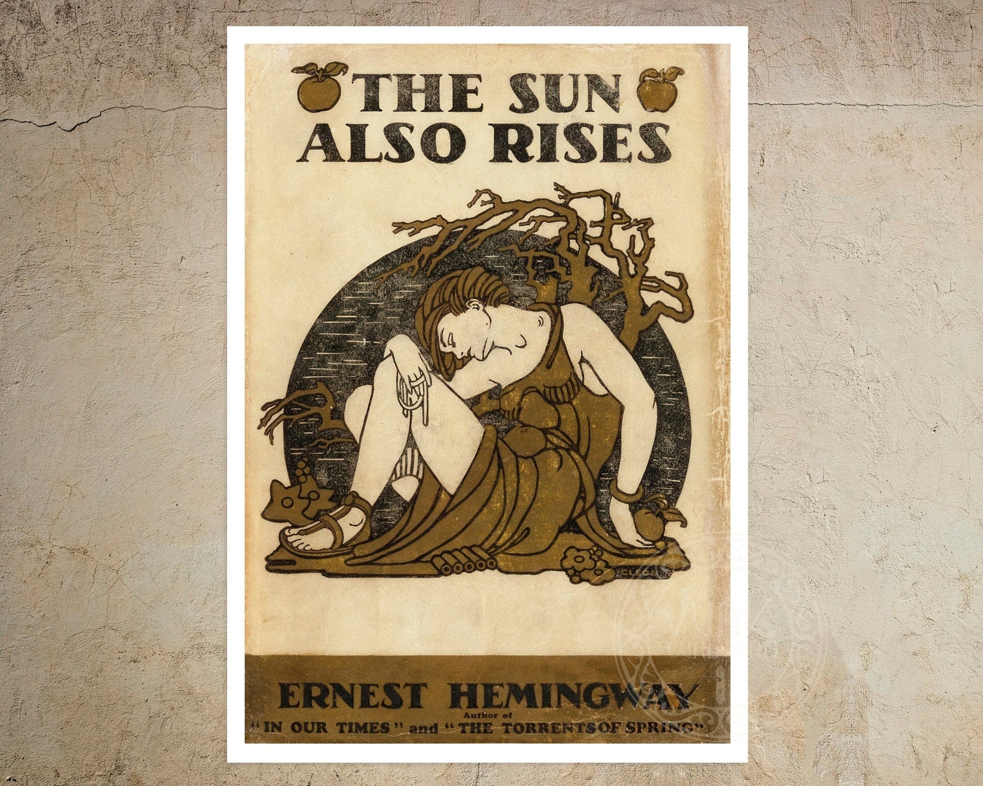 Cleo Damianakes "The Sun Also Rises, Ernest Hemingway" (c.1926) - Mabon Gallery