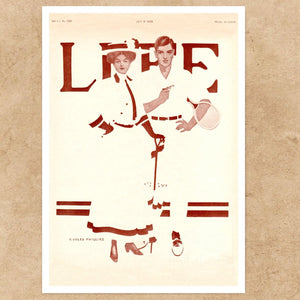Coles Phillips "Life Magazine Cover" (July 9th 1908)" - Mabon Gallery