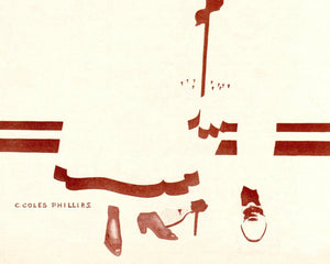 Coles Phillips "Life Magazine Cover" (July 9th 1908)" - Mabon Gallery