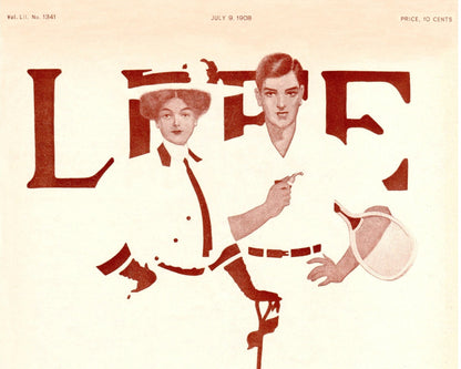 Coles Phillips "Life Magazine Cover" (July 9th 1908)" - Mabon Gallery