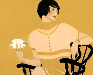 Coles Phillips "The Magic Hour - Afternoon Tea" (c.1924) - Mabon Gallery