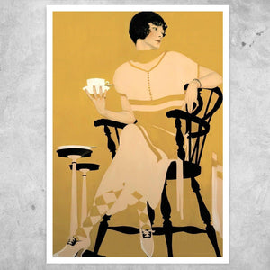 Coles Phillips "The Magic Hour - Afternoon Tea" (c.1924) - Mabon Gallery