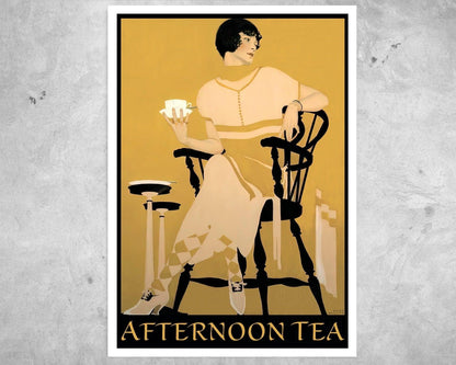 Coles Phillips "The Magic Hour - Afternoon Tea" (c.1924) - Mabon Gallery