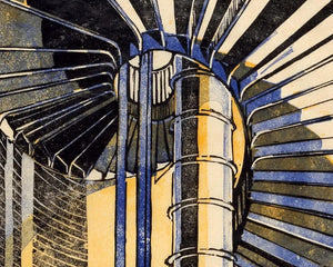 Cyril Edward Power "The Tube Staircase" (c.1929) - Mabon Gallery