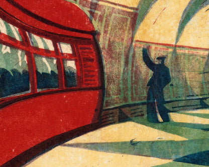 Cyril Edward Power "The Tube Station" (c.1932) - Mabon Gallery