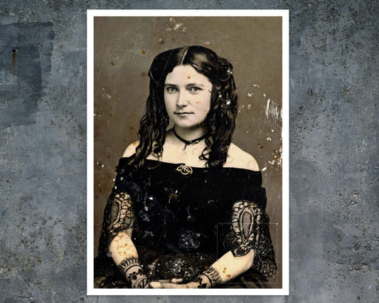 Daguerreotype Found On The Shipwreck of SS Central America "Mona Lisa of the Deep" (c.1856) - Mabon Gallery