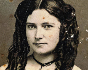 Daguerreotype Found On The Shipwreck of SS Central America "Mona Lisa of the Deep" (c.1856) - Mabon Gallery